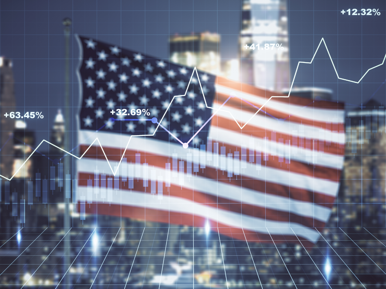 multi-exposure-virtual-abstract-financial-diagram-us-flag-city-background-banking-accounting-concept